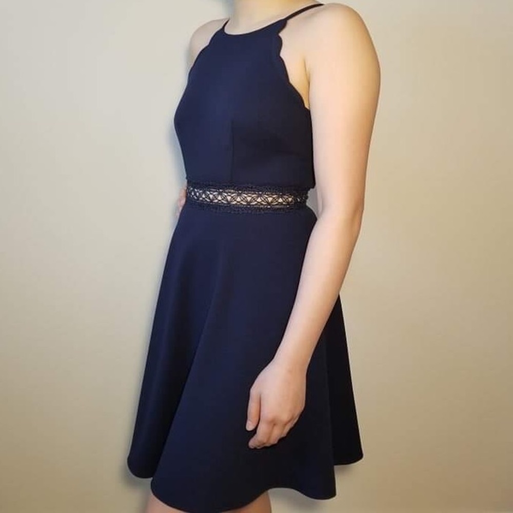 BCX Deep Blue Evening Dress